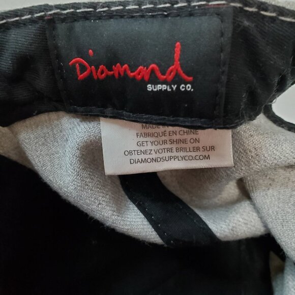Diamond Supply Co. Brilliant Logo Black Men's Sport Snapback Hat Gray Mint Gren - Picture 9 of 10